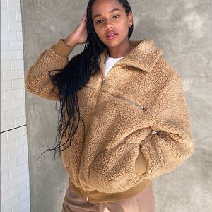 Aritzia Wilfred Free The Teddy Jacket